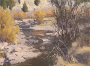 Autumn willows along Tres Ritos Creek, NM