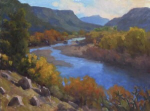 Autumn colors on the Rio Grande