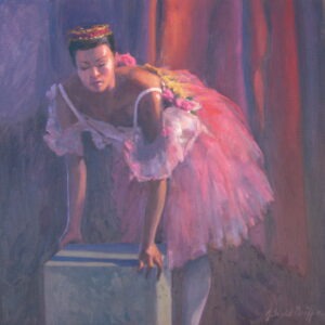 Ballerina behind the curtain