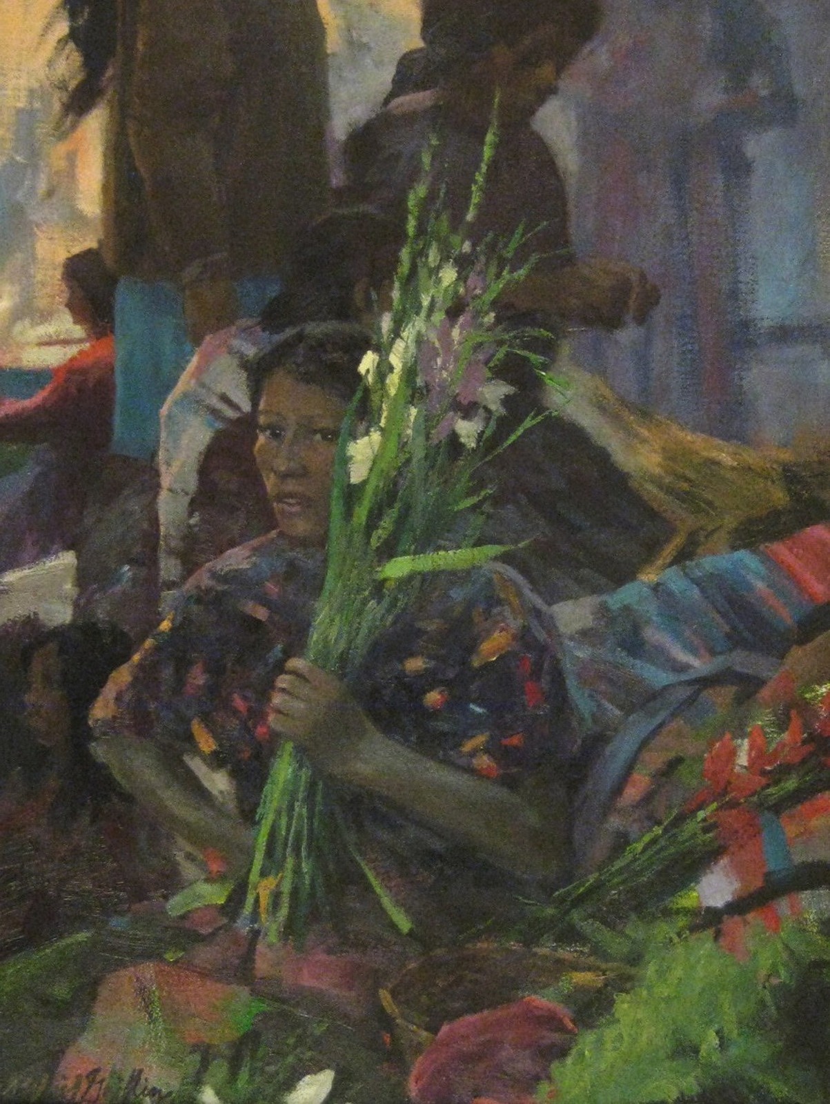 Girl in Zacatecas flower market