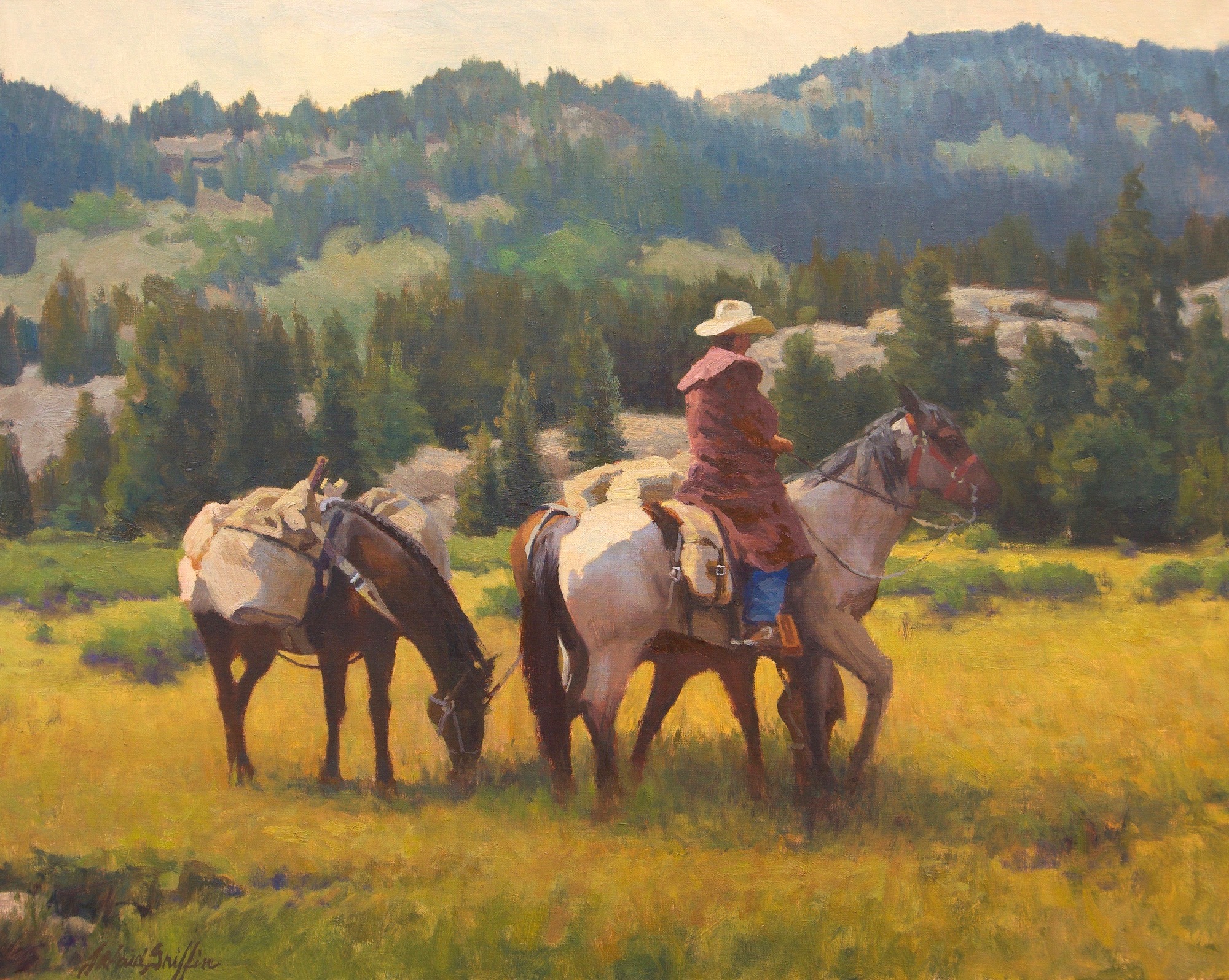 wind river horse packer on the move