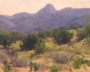 Sandia foothills early on a Summer morning